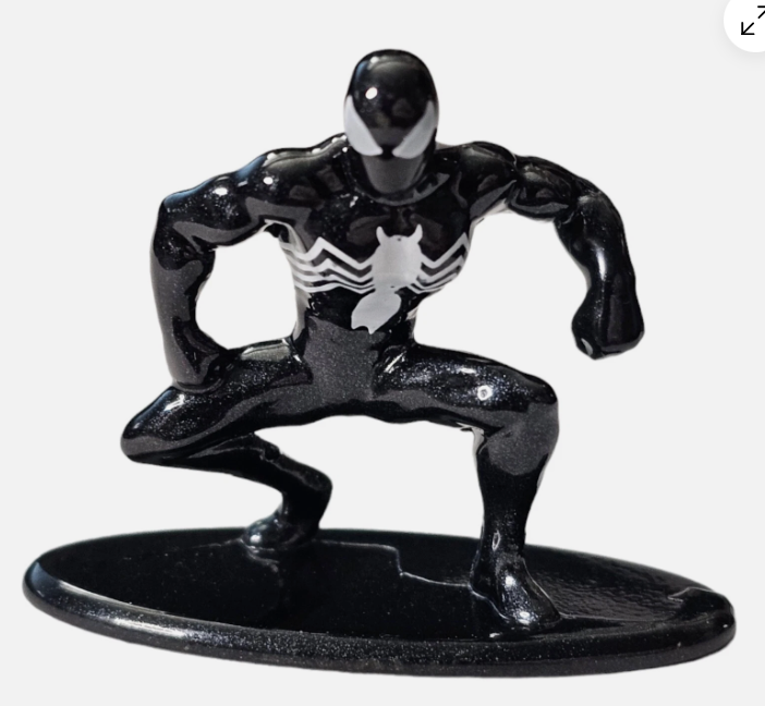 Marvel SYMBIOTE SPIDER-MAN 1-3/8" Loose Jada Toy Nano Metalfig Metal Die-Cast