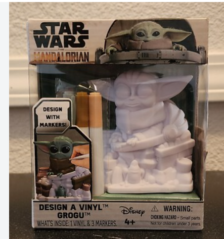 NIB Disney Star Wars The Mandalorian Design A Vinyl Baby Yoda GROGU THE CHILD