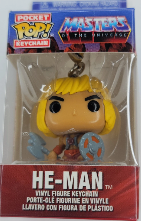 POP Pocket Masters Of The Universe Vinyl Figure Keychain - HE-MAN