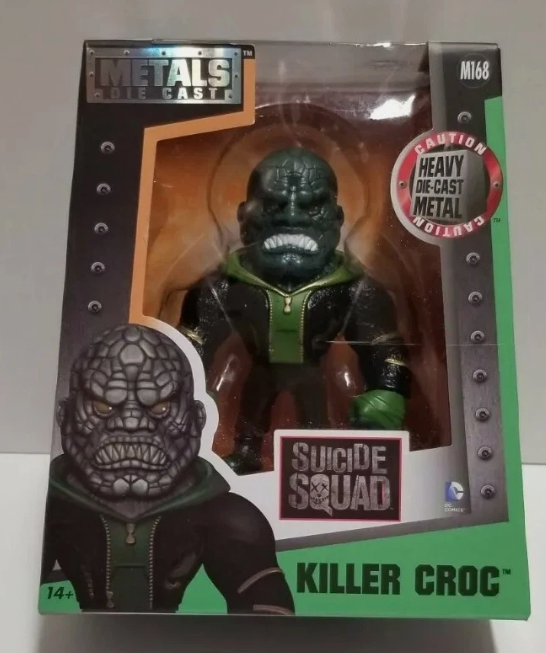 Killer Croc (2016) NEW Jada Toys METALS DC Suicide Squad 4" (M168) Die Cast-opened
