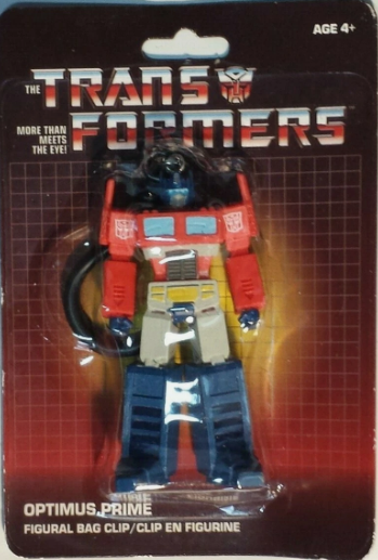Transformers Optimus Prime (2021) Monogram Figural Bag Clip 3-Inch Figure Keychain-opened