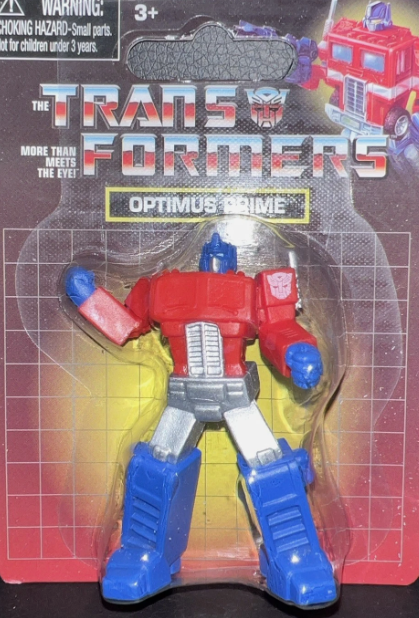 Transformers Optimus Prime 2.5” Vinyl Figure-opened