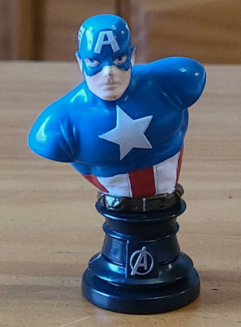 Captain America Marvel Avengers Micro mini office desk paper weight