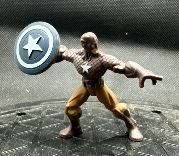Marvel 500 Series 4 CAPTAIN AMERICA WWII Micro Figure VHTF DISCONTINUED