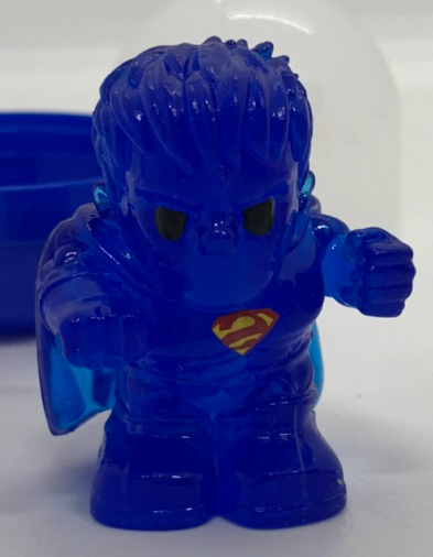 Superman DC Comics Ooshies Series 1 Blue Glitter Translucent Figure Topper