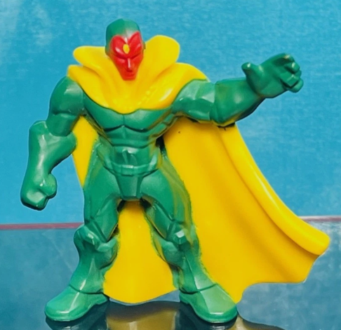 Marvel 500 Series 4 MARVEL'S VISION GREEN & YELLOW Micro Figure Discontinued