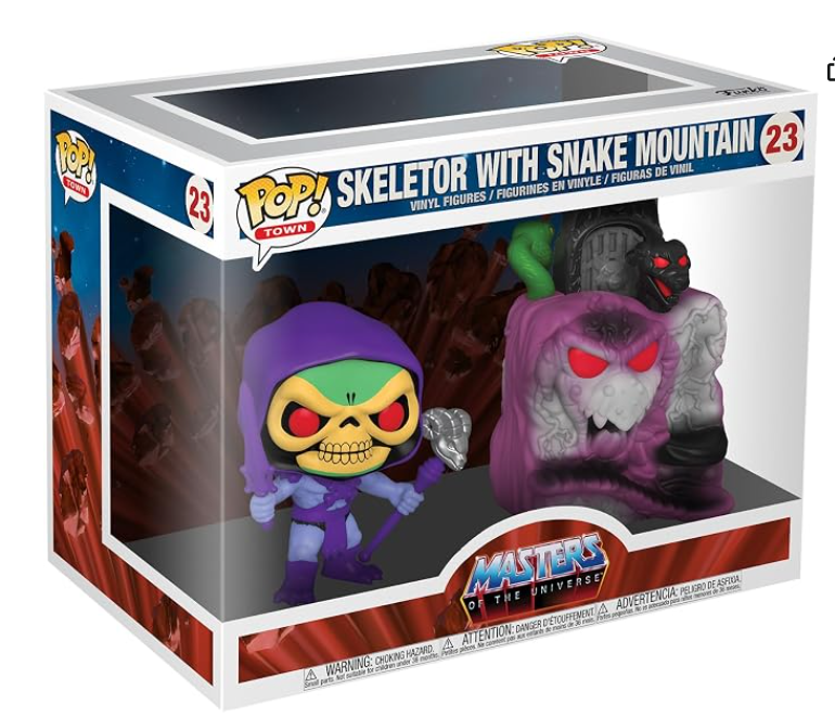 Funko POP Town Retro Toys: Master's of The Universe - Skeletor with Snake Mountain