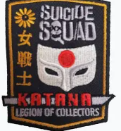 Funko Iron-On Patch - Katana Suicide Squad -DC Legion Of Collectors NEW