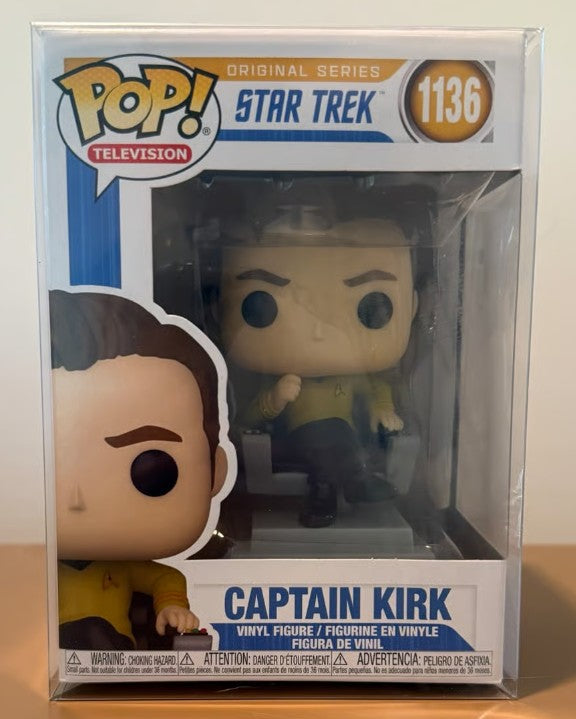Funko Pop! TV: Star Trek - Captain Kirk in Chair Vinyl Figure