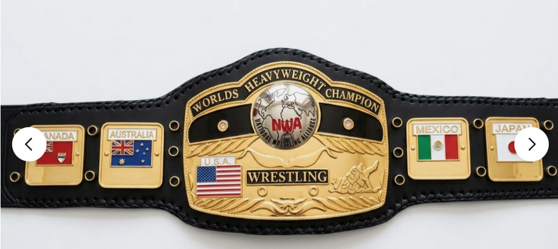 NWA Domed Globe World Heavyweight Championship Replica Belt