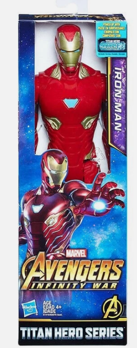 NEW Marvel Infinity War Titan Hero Series Iron Man with Titan Hero Power FX Port