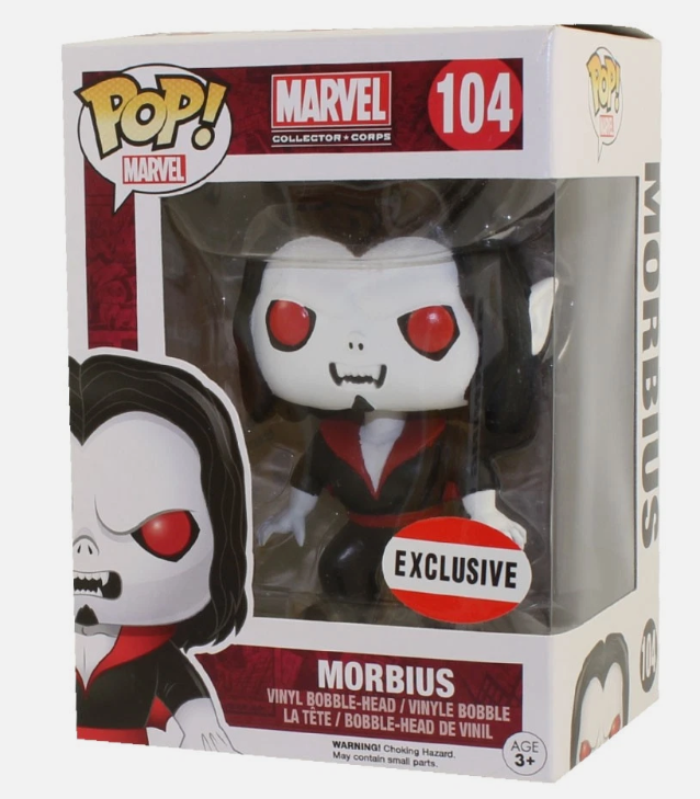 Funko POP! Marvel Collector Corps Figure - MORBIUS #104 *Exclusive* - NM/Mint