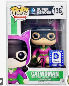 Funko POP DC Super Heroes Legion of Collectors Catwoman 136 Vinyl Figure