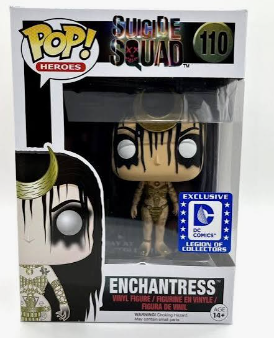 Funko POP Enchantress 110 Suicide Squad DC Legion of Collectors Exclusive