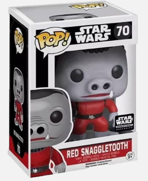Funko Pop! Star Wars Red Snaggletooth #70 Smugglers Bounty Exclusive