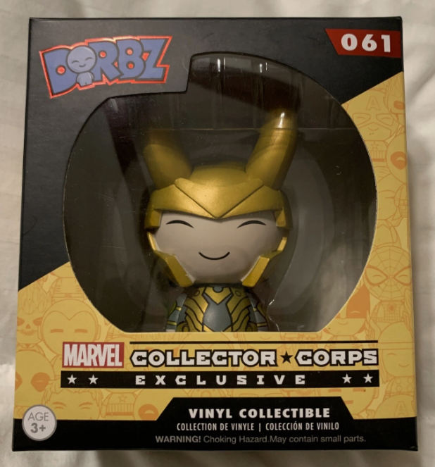 Funko Dorbz LOKI Marvel Collector Corps #061 NEW