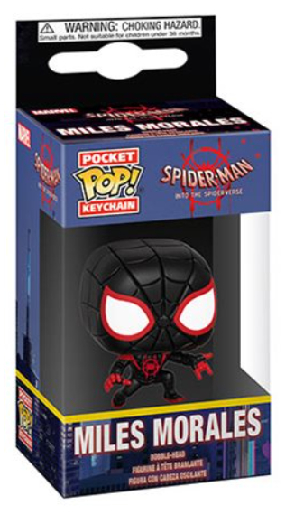 Spider-Man: Into the Spider-Verse Miles Morales Funko Pocket Pop! Key Chain