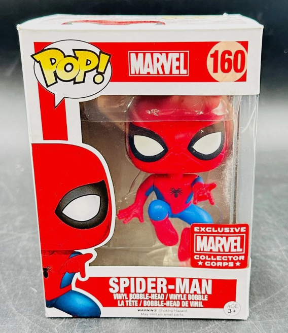 Funko Pop Spider-Man #160 Marvel Collector Corps Exclusive