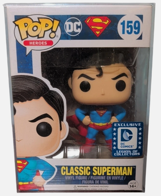 Funko Pop Classic Superman 159 Exclusive DC Comics Legion Of Collectors Figure