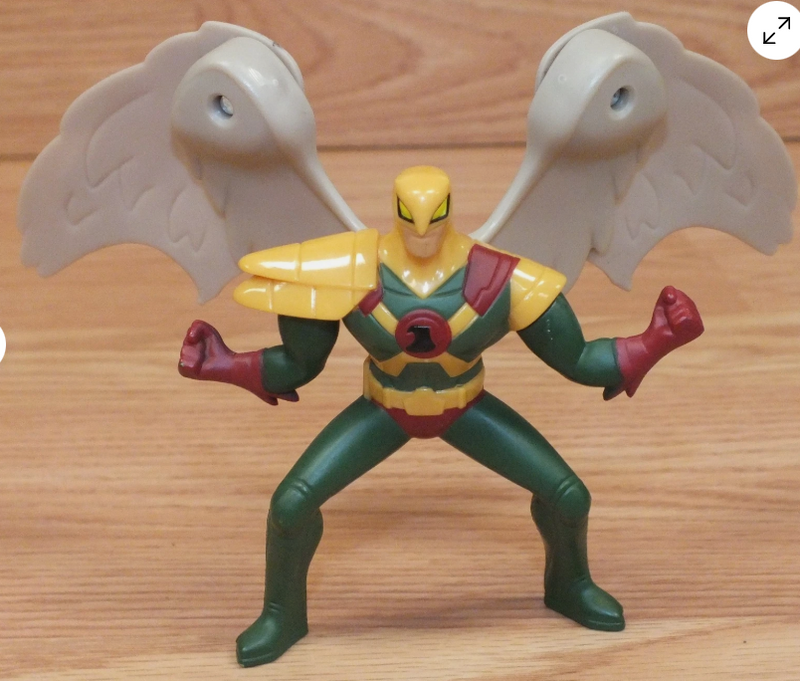 2016 DC Comics Hawkman Justice League Flapping Wing Action Figure From Mcdonalds