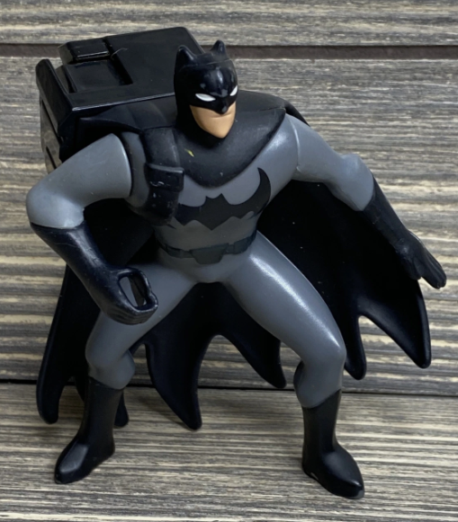 McDonalds Happy Meal Toy 2016 Justice League Batman Gray Suit Black Cape