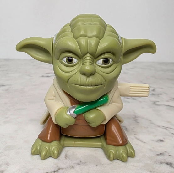 2005 Star Wars Yoda Wind-Up Backflip Action Figure Burger King Episode III
