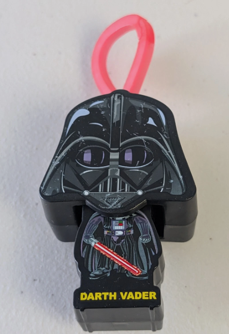 McDonald's 2019 Star Wars DARTH VADER Clip Toy Happy Meal Backpack Keychain