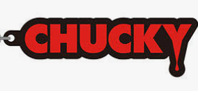 Child's Play 2 Chucky logo Rubber Keychain from Horror Block