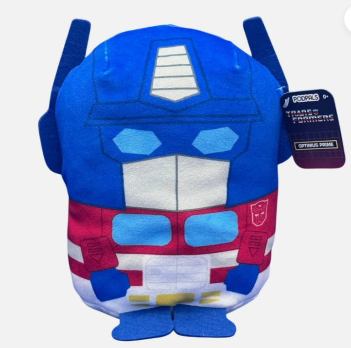 Transformers NWT Optimus Prime Podpals Plush Toy 2024 NEW Autobot Collectible
