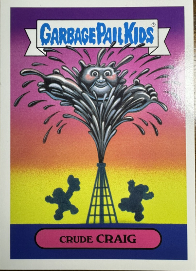 2016 Topps GPK Garbage Pail Kids American As Apple Pie Crude CRAIG #33b