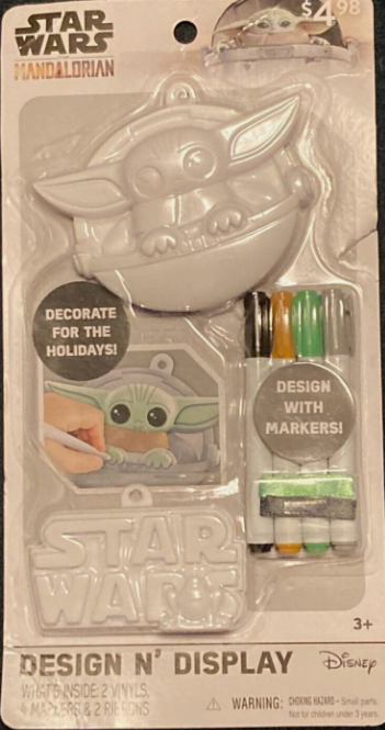 Rare Tara Toy Co. Star Wars The Mandalorian Design n' Display Ornaments
