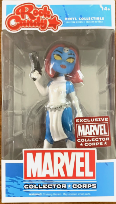 Funko Marvel Rock Candy Mystique Vinyl Figurine Exclusive Collector Corps