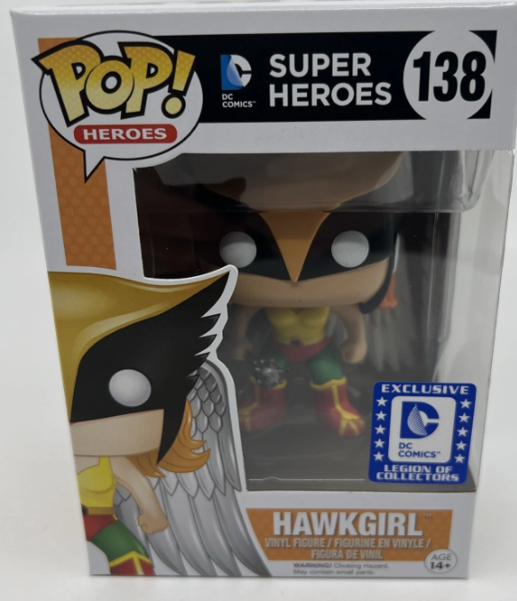 Funko Pop! DC Comics Super Heroes Hawkgirl #138/Legion of Collectors