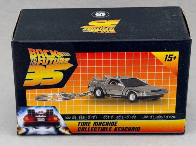 Back to the Future Time Machine Keychain, from Lootcrate - NIB