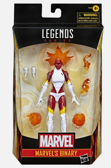 HASBRO MARVEL LEGENDS MARVEL'S BINARY 6" ACTION FIGURE EXCLUSIVE 2021