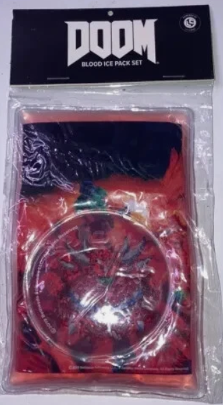Doom Blood Ice Pack Set from  Loot Crate Bethesda