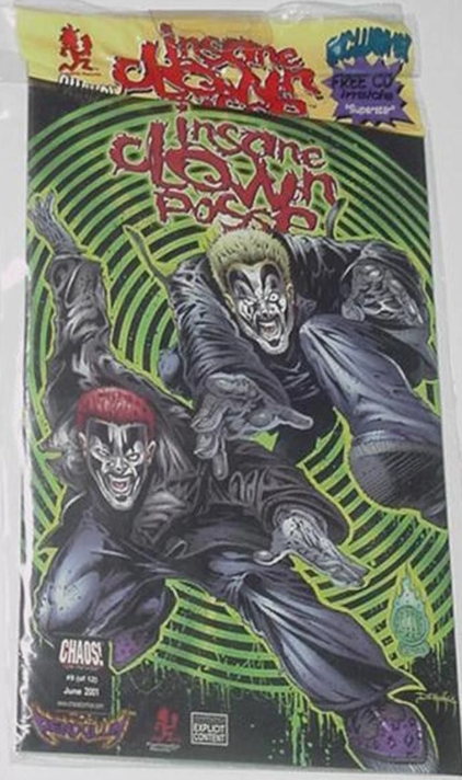 Insane Clown Posse Pendulum 9 NM Chaos Comics Polybagged w CD ICP