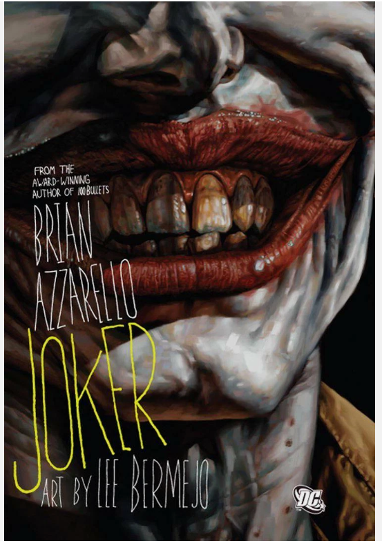 Joker Hardcover Graphic Novel by Brian Azzarello