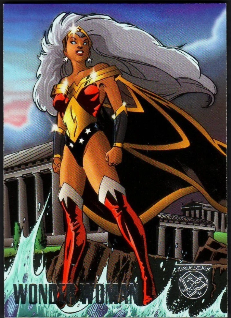 1996 AMALGAM BASE CARD 9 WONDER WOMAN