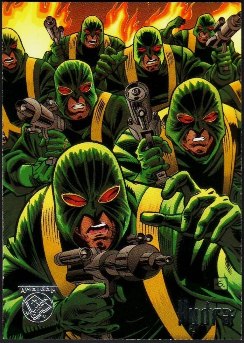 1996 AMALGAM BASE CARD 88 HYDRA