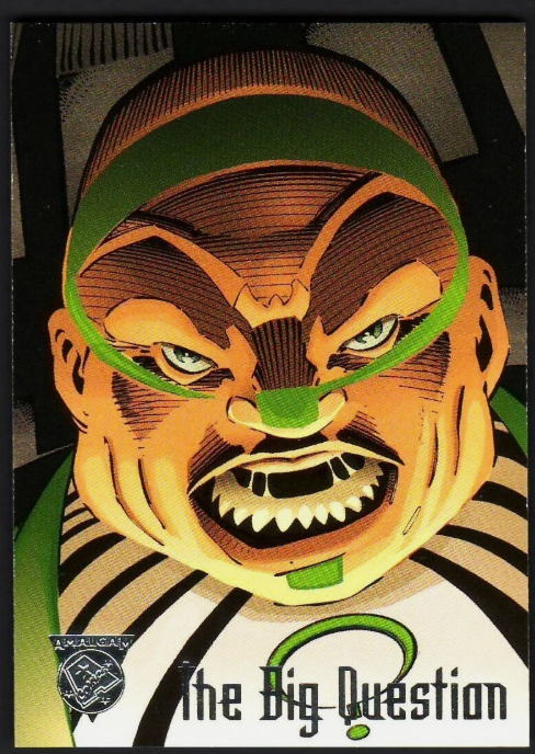 1996 AMALGAM BASE CARD 62 THE BIG QUESTION