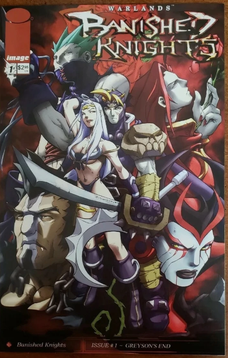WARLANDS BANISHED KNIGHTS 1A VARIANT Image Comics GREYSON'S END NM