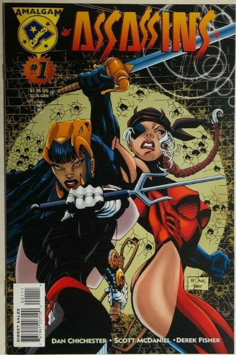ASSASSINS #1 (1996) Amalgam DC Marvel Comics Slade Elektra FINE