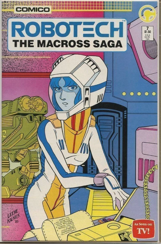 ROBOTECH THE MACROSS SAGA #7, VF/NM, Comico, 1985