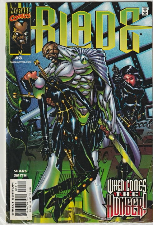 Marvel Comics Blade #3 (1994) Direct Edition Roger Stern, Bart Sears