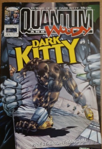 Quantum and Woody #20 Comic Book - Black Panther Homage Dark Kitty