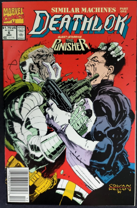 Deathlok #6 (1991, Marvel) Punisher Appearance