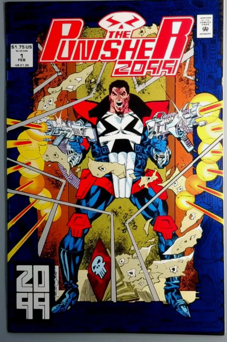 Punisher 2099 #1 NM Foil Cover Marvel 1993