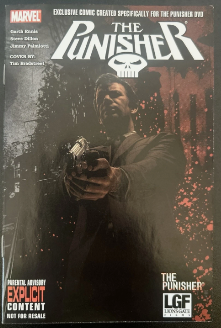 The Punisher DVD Exclusive Comic Lionsgate 2004 Tim Bradstreet Garth Ennis VF/NM