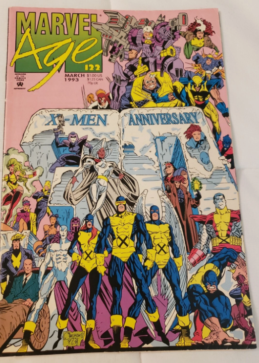 MARVEL AGE # 122 VF- X-MEN 30TH ANNIVERSARY MARVEL COMICS